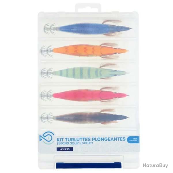 Kit Srt 5 Turluttes Plongeantes 3.5 + Bo�te