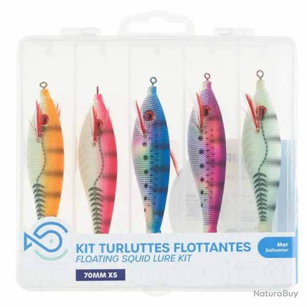 Kit Srt 5 Turluttes Flottantes + Bo�te