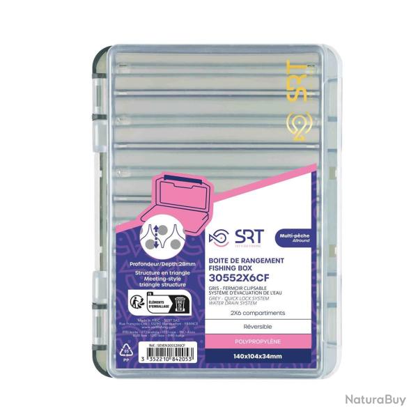 Bo�te A 6 Compartiments Srt-30506ca 25x16.5x3.6cm