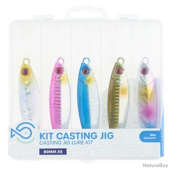 Kit Srt 5 Casting Jigs 20g + Bo�te