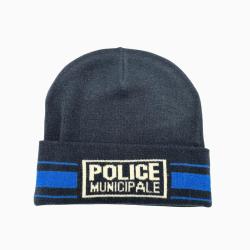 Bonnet Police Municipale Bleu Marine