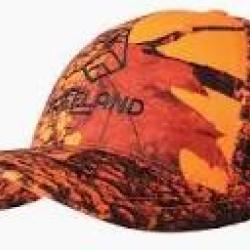 Casquette TREELAND Orange camo t4003k enfant
