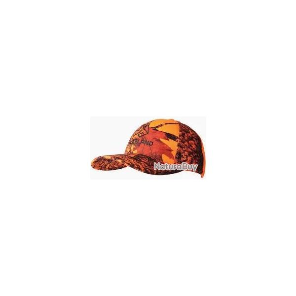 Casquette TREELAND Orange camo t4003k enfant