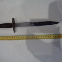 Couteau, poignard de trach&eacute;e artisanale, France 1 &egrave;re guerre mondiale.