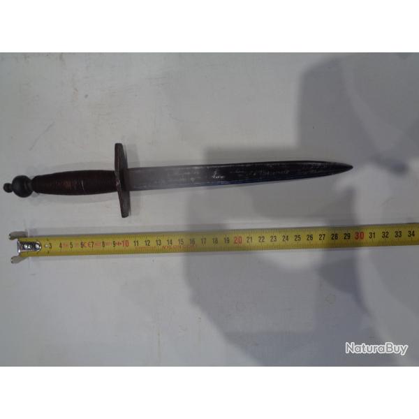 Couteau, poignard de trach�e artisanale, France 1 �re guerre mondiale.