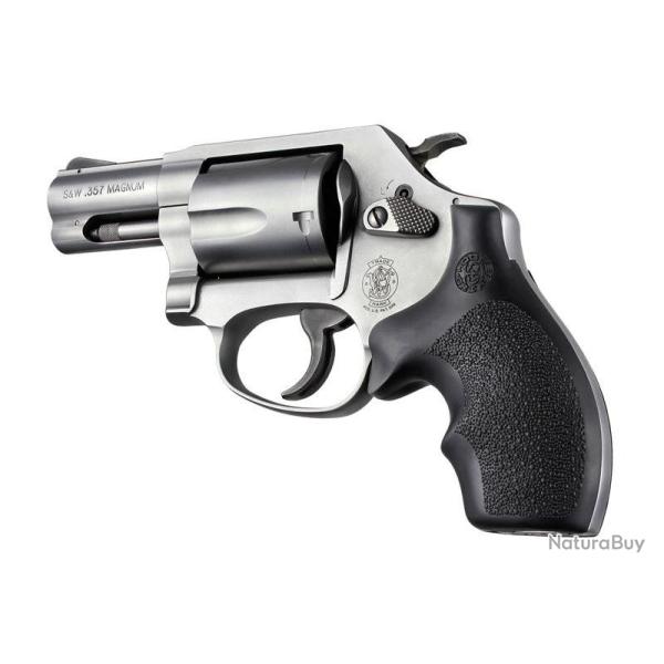 Poign�e Hogue Smith&Wesson J-Frame Round Butt - Noir