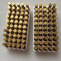 100 douilles en 22 Hornet PPU tir&eacute;es 1x