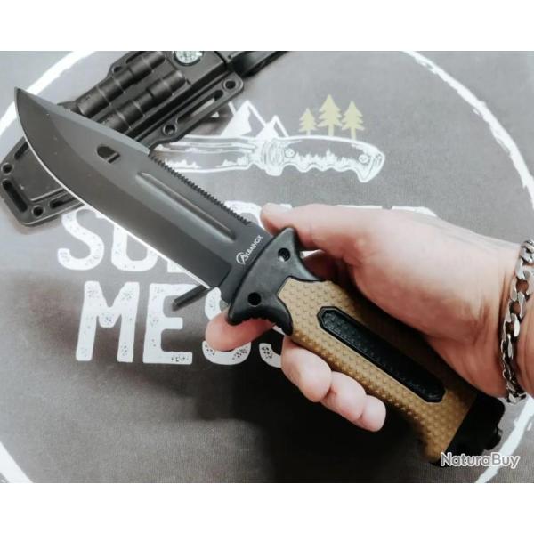 Couteau de chasse Albainox All-Bany + Accessoires 6587