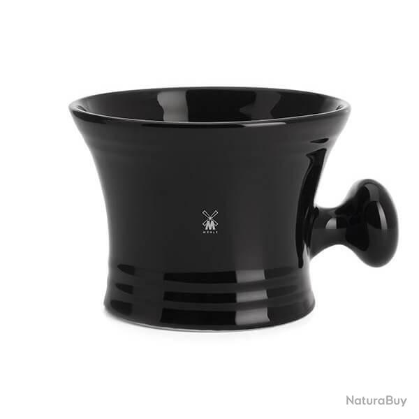 Bol � raser Muhle avec poign�e Porcelaine noire