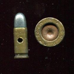 .25 ACP alias 6.35 Browning - int&eacute;ressante production USA par Winchester WRACo - neutra