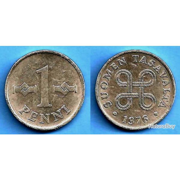 Finlande 1 Penni 1976 Piece Europe Penny