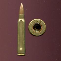 .223 Remington M16 Cor&eacute;e du Sud - Inerte de Manipulation - 4 flutes - marquage : PSD 89 - neutra