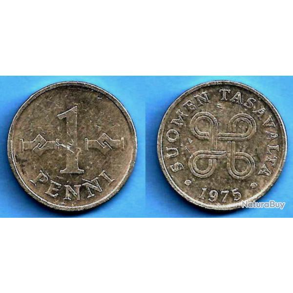 Finlande 1 Penni 1975 Piece Penny Europe