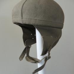 Casque d'entrainement parachutiste fran&ccedil;ais ann&eacute;e 1950