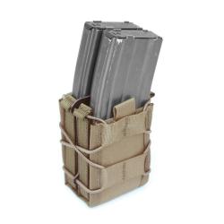 WAS - Double porte chargeur rapide universel - Coyote