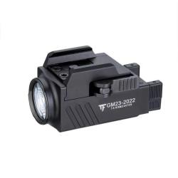 Lampe Tactique GM23 LED 800 Lumens Compacte Rechargeable USB &Eacute;tanche IP64 Rail 1913/GL Trustfire