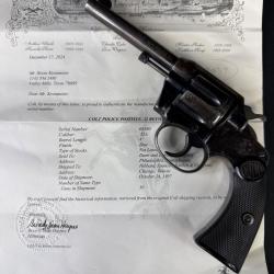 SUPERBE COLT NEW POLICE cal. 32sw long num&eacute;ro de s&eacute;rie 60380