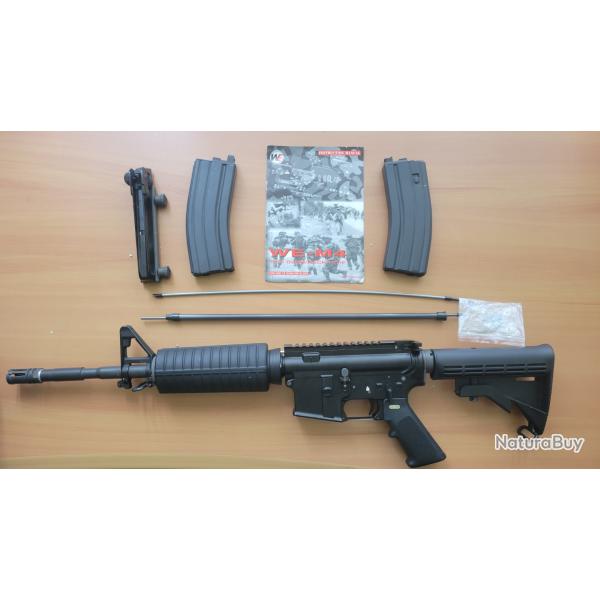 R�plique Airsoft WE M4A1 GBBR pour pi�ces - 1� sans prix de r�serve !!