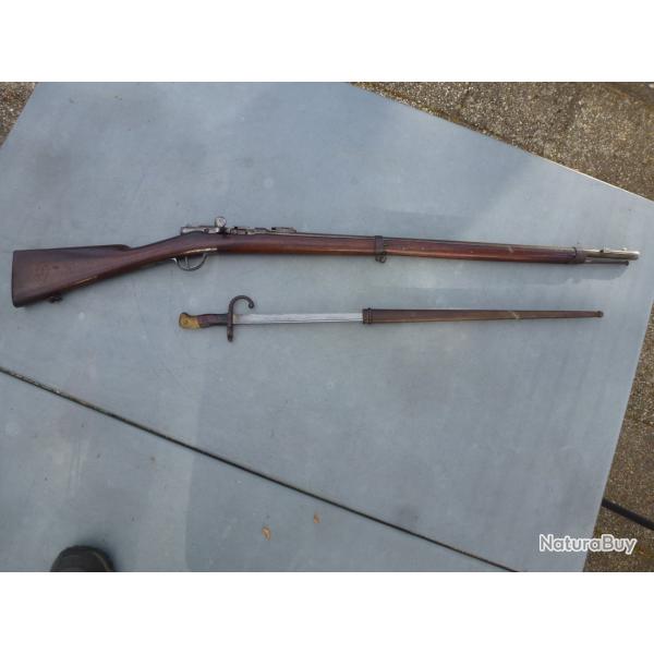 Fusil GRAS bataillon scolaire mod�le 1874