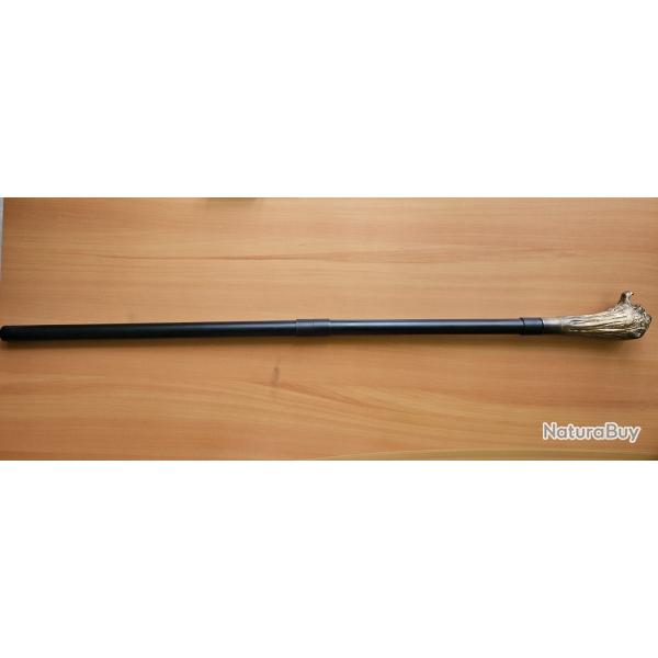 Canne �p�e avec pommeau t�te de loup en l'�tat - 1� sans prix de r�serve !!