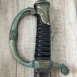 Sabre d'infanterie de T&ecirc;te de Colonne Garde Nationale.