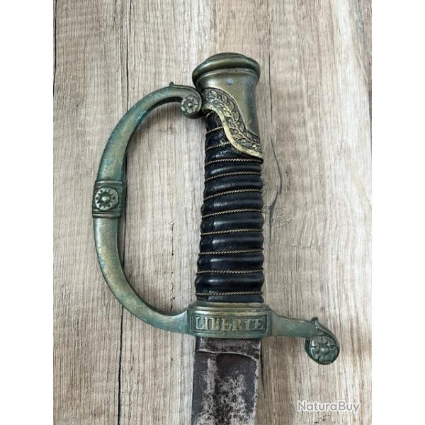 Sabre d'infanterie de T�te de Colonne Garde Nationale.