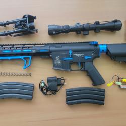 R&eacute;plique airsoft Lancer Tactical LT-32T-G2-DMR pour pi&egrave;ces - 1� sans prix de r&eacute;serve !!