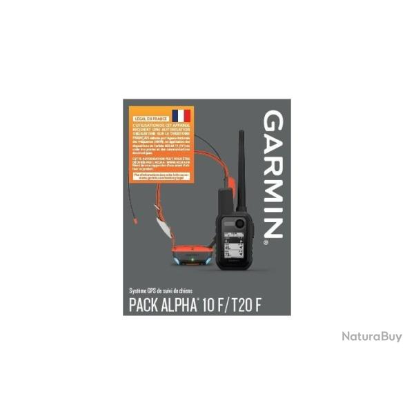 Pack GPS Garmin Alpha 10 T 20 - version F
