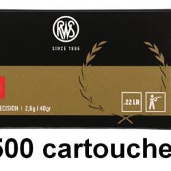 Cartouches RWS R50 cal.22lr Premium Line  x 500