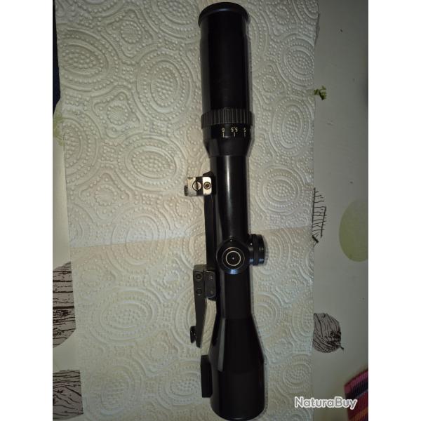Lunette d'affut 1,5-6x 42 avec demi montage pivotant