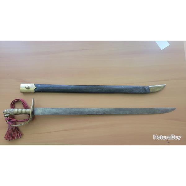 Sabre avec dragonne rouge - 1� sans prix de r�serve !!