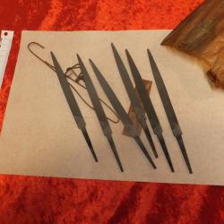 Lot de limes : Provenant d'un atelier d'armurier.                                              (L2)