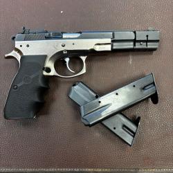 Pistolet Cz 75 bicolore filet&eacute;e