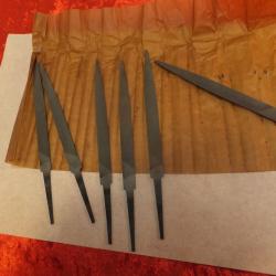 Lot de limes : Provenant d'un atelier d'armurier.                                              (L3)