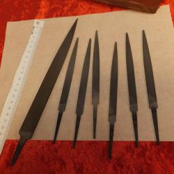 Lot de limes : Provenant d'un atelier d'armurier.                                              (L6)