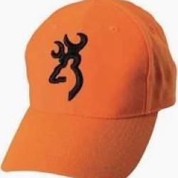 Casquette BROWNING cap safety 3D orange