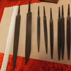 Lot de limes : Provenant d'un atelier d'armurier.                                              (L7)