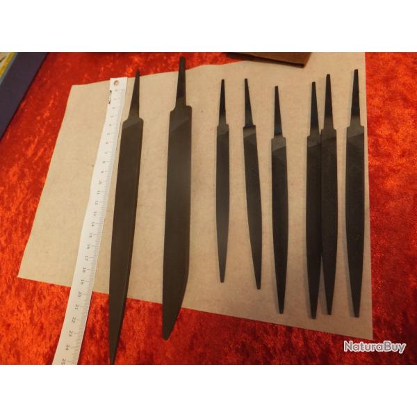 Lot de limes : Provenant d'un atelier d'armurier.                                              (L7)