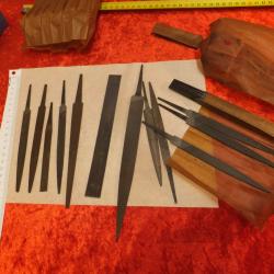 Lot de limes : Provenant d'un atelier d'armurier.                                              (L8)
