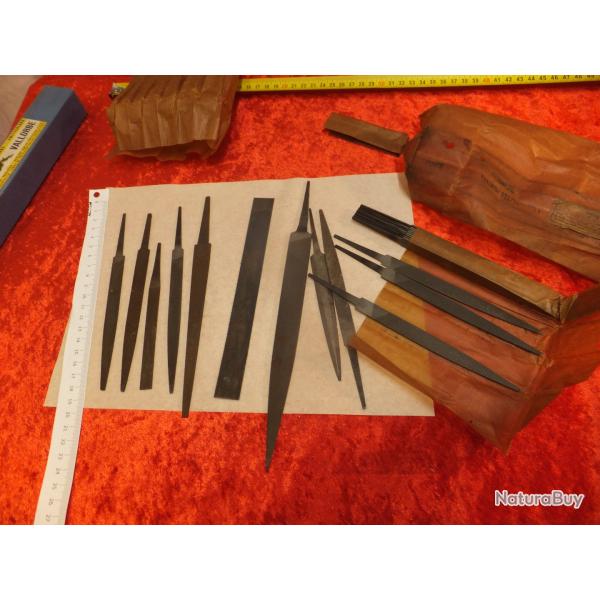 Lot de limes : Provenant d'un atelier d'armurier.                                              (L8)