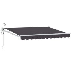 Auvent r&eacute;tractable &eacute;lectrique Anthracite 3 x 2 m