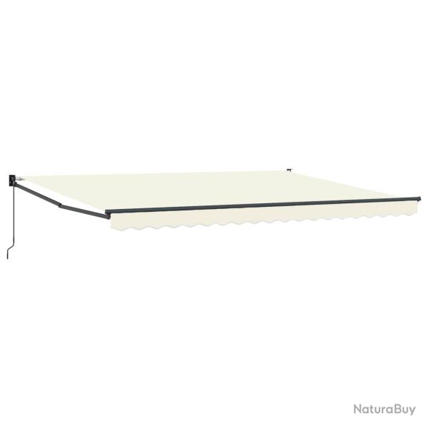 Auvent r�tractable manuel Cr�me 4 x 2 m