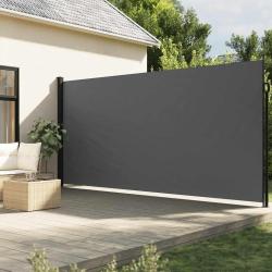 Auvent lat&eacute;ral r&eacute;tractable anthracite 200x600 cm