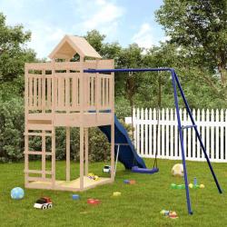 Aire de jeux d'ext&eacute;rieur bois de pin massif