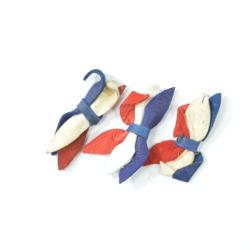 Lot trois insignes / rubans tricolore lib&eacute;ration FFI FFL