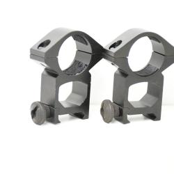 Colliers Alu 25,4mm Haut BH24 rail de 21mm