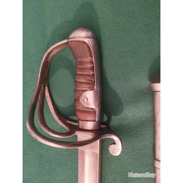 Sabre Portugais  de Chevalerie  Lourd  2 moiti� du XIX si�cle