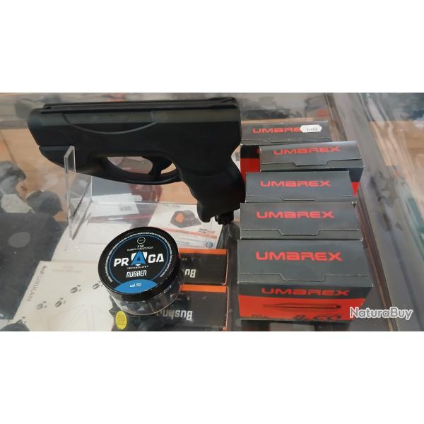 Pistolet UMAREX T4E TP50 Compact cal 50 11 joules en pack