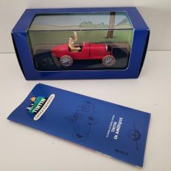 Le bolide de Bobby Smiles de Tintin en Am&eacute;rique Moulinsart 1/43