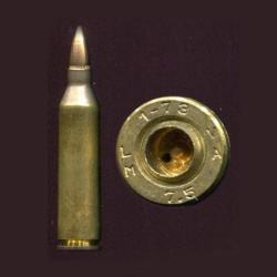 5.56 x 54 MAS exp&eacute;rimentale France - TRES RARE -marquage : LM  1-73 VA  7.5